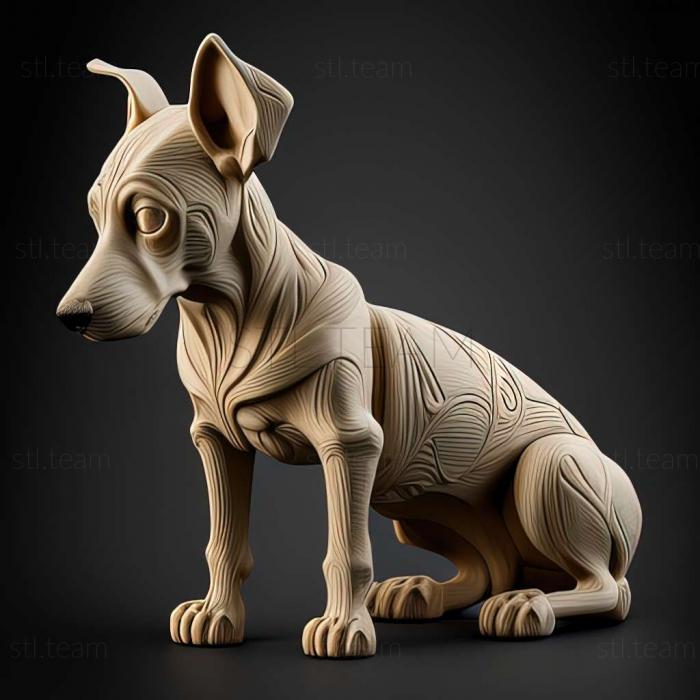 3D модель Африканская собака (STL)
